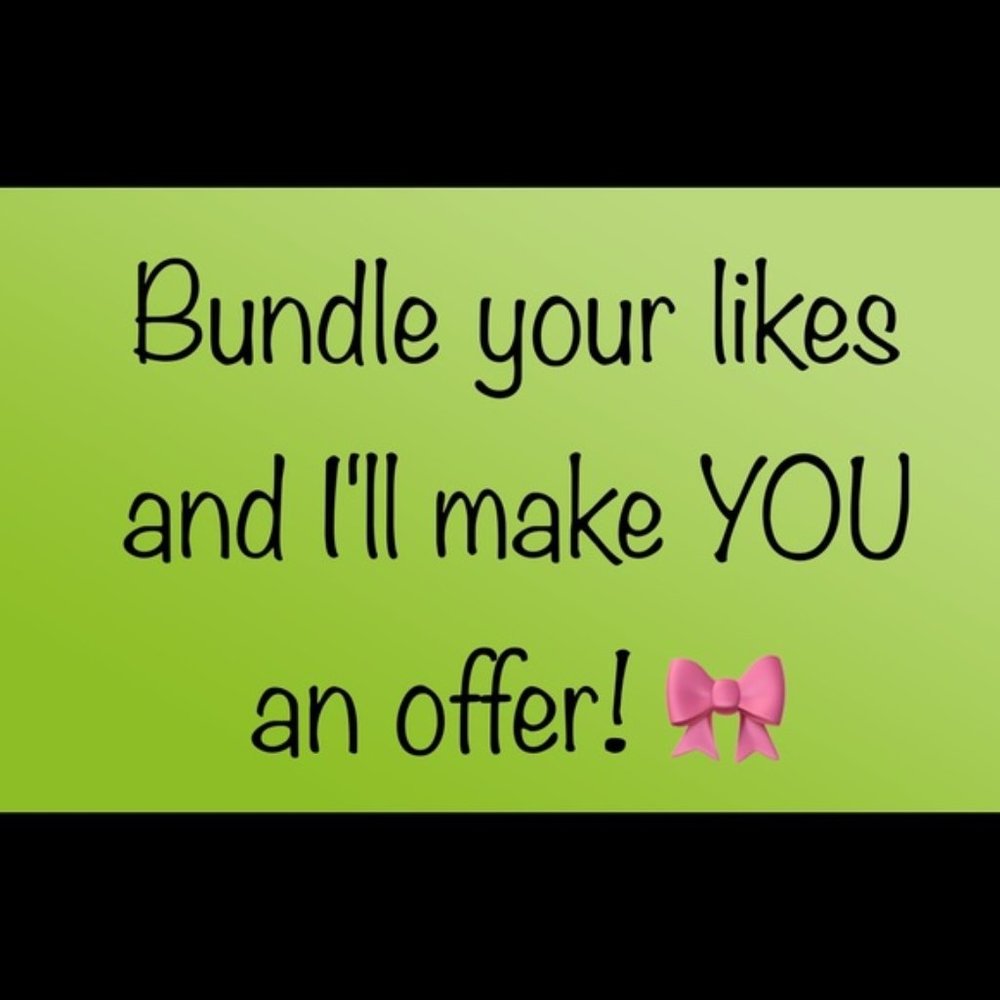 Bundle Your Likes 3 or more-I'll send you an offer